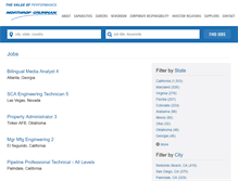 Tablet Screenshot of northropgrumman.jobs